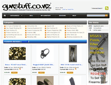 Tablet Screenshot of gunstuff.co.nz